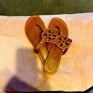 Tory Burch Miller sandals in tan
